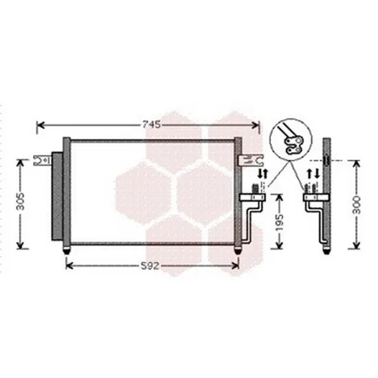 Radiator Aer Conditionat HYUNDAI ACCENT 2 LC 1999->2005 Radiator aer conditionat benzina/ diesel (57x35.5) Perioada 2000 2001 2002 2003 2004 2005