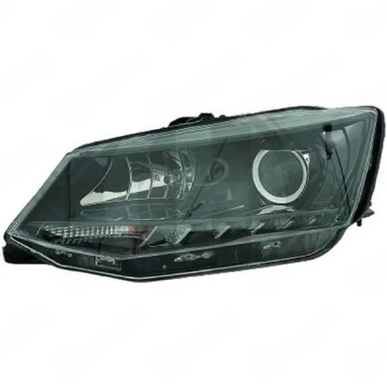 Faruri SKODA FABIA 3 2014->2020 Far reglaj electric (H7/H7) cu Daylight LED (E) (TYC) STANGA Perioada 2014 2015 2016 2017 2018