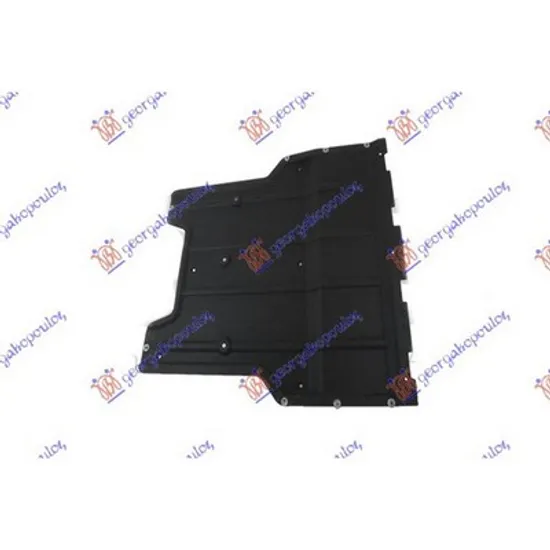Scut Motor AUDI Q3 8UB, 8UG 2011->2018 Scut motor PLASTIC benzina/diesel Perioada 2014 2015 2016 2017 2018