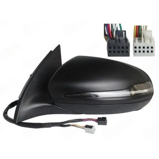 Oglinda MERCEDES GLA H247 2020-> Oglinda exterioara electrica cu incalzire cu rabatare electrica memorie pentru vopsit cu semnal LED senzor banda si Heliomata (cu semnal) (10+7PIN) STANGA Perioada 2020 2021 2022 2023 2024 2025