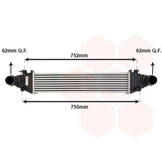 Intercooler MERCEDES C-CLASS W204 2007->2014 Radiator intercooler 1,8i 16V G - 2,1CDi (62x12) KW100 - 150 Perioada 2007 2008 2009 2010 2011 2012 2013 2014