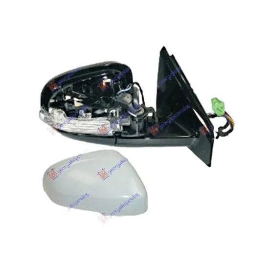 Oglinda VOLVO V40 2012-> Oglinda exterioara electrica cu incalzire cu rabatare electrica cu memorie (cu semnal si cu lampa podea) dreapta Perioada 2012 2013 2014 2015 2016 2017 2018