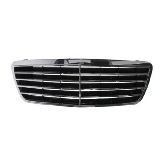 Grila Radiator MERCEDES E-CLASS W210 1995->2002 Grila radiator completa, negru/cromata pt Avantgarde ((W210) 06.99-12.01) Perioada 1999 2000 2001 2002