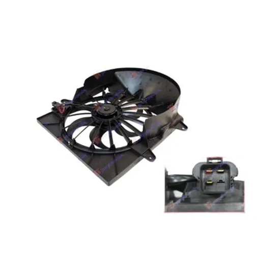 Ventilator Motor JEEP GRAND CHEROKEE 4 2010->2020 Electroventilator racire complet (3PINS) benzina Perioada 2009 2010 2011
