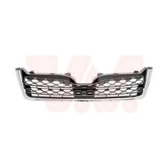 Grila Radiator SUBARU FORESTER SJ 2012-> Grila radiator gri cu rama cromata, Perioada 2014 2015 2016 2017 2018 2019