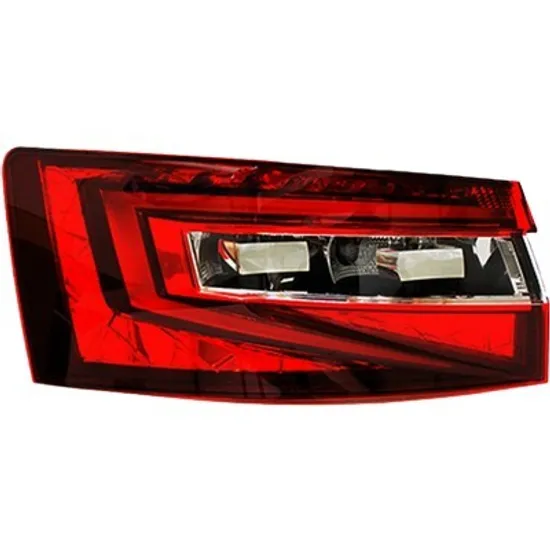 Lampa stop spate stanga SKODA SUPERB 3 2015-> perioada 2015 2016 2017 2018 2019 2020 , fumuriu, semnal transparent, lampa LED, exterior