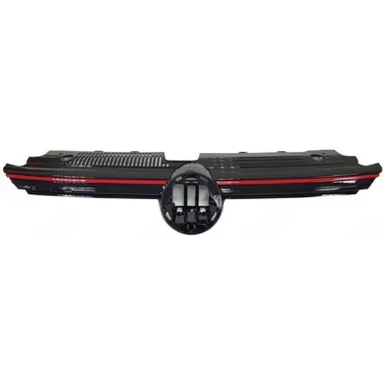 Grila radiator VW GOLF 8 2019-> Grila GTI cu bandou rosu Perioada 2019 2020 2021 2022 2023 2024