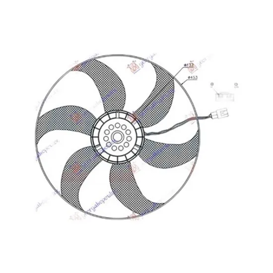 Ventilator Motor MERCEDES VITO W638 1997->2003 Electroventilator motor complet benzina/diesel Perioada 1997 1998 1999 2000 2001 2002 2003
