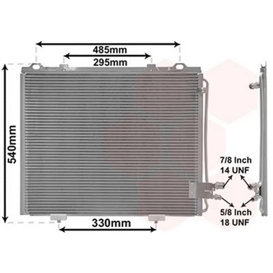Radiator Aer Conditionat MERCEDES E-CLASS W210 1995->2002 Radiator aer conditionat toate modelele benzina/ diesel (57x48x2.0) Perioada 1995 1996 1997 1998 1999 2000 2001 2002