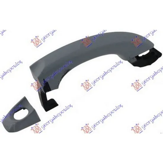 Maner Usa VW AMAROK 2010-> Maner usa fata cu panou exterioara pentru vopsit stanga Perioada 2010 2011 2012 2013 2014 2015 2016