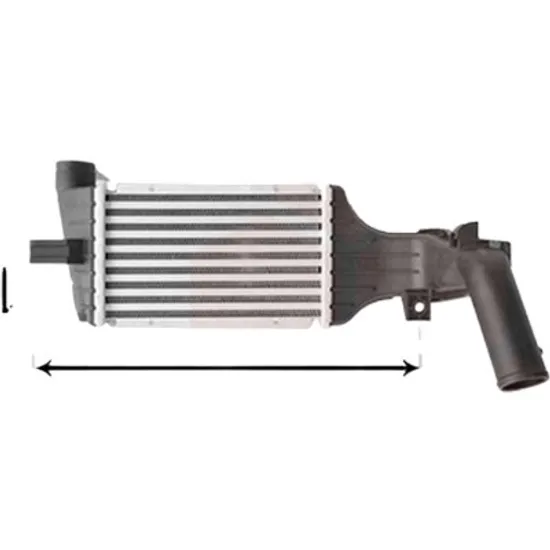 Intercooler OPEL ASTRA G 1998->2009 pentru 2.0 DTI 16V , perioada 1999 2000 2001 2002 2003 2004 2005