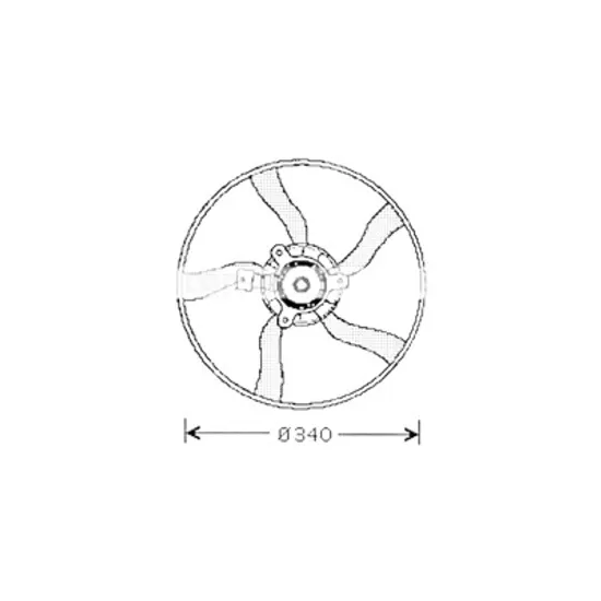 Ventilator motor CITROEN XSARA PICASSO 1999->2012 pentru 1.8 16V, perioada 2000 2001 2002 2003 2004 2005