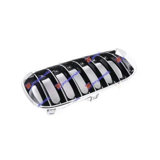 Grila Radiator BMW X3 E83 2003->2011 Grila radiator stanga, negru/crom (E83 01.04-) Perioada 2004 2005 2006 2007