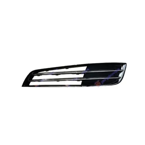 Grila Bara AUDI A8 2009->2018 Grila bara fata (fara gauri proiector) (cu 2 bandou cromat) stanga Perioada 2009 2010 2011 2012 2013