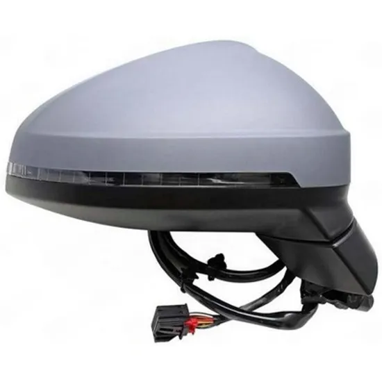 Oglinda AUDI A4 B9 2015-> Oglinda exterioara electrica cu incalzire cu rabatare electrica (cu memorie) pentru vopsit (cu semnal) 15 PIN DREAPTA Perioada 2018 2019 2019