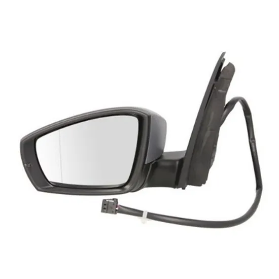 Oglinda VW POLO 6R1 2009->2020 Oglinda exterioara electrica cu incalzire cu rabatare electrica pentru vopsit (cu semnal) (mufa dreapta) STANGA Perioada 2009 2010 2011 2012 2013 2014 2015 2016 2017