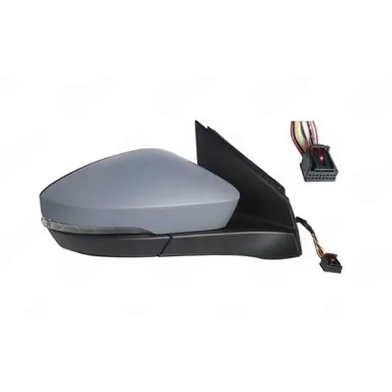 Oglinda VW T-CROSS 2018-> Oglinda exterioara electrica cu incalzire pentru vopsit (cu semnal si senzor banda) (8PIN) DREAPTA Perioada 2019 2020 2021 2022 2023