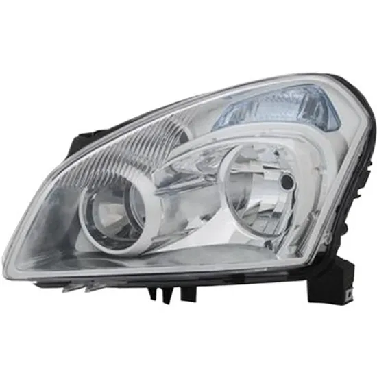 Far stanga NISSAN QASHQAI 1 2007->2014 perioada 2007 2008 2009 2010 2011 2012 2013 pana la an de fabricatie 04/2010, cu motor reglaj, fara unitate de control Xenon, cu xenon, cu reglaj distanta iluminare automat, cu bec D2R tub descarcare gaze, cu bec H7,