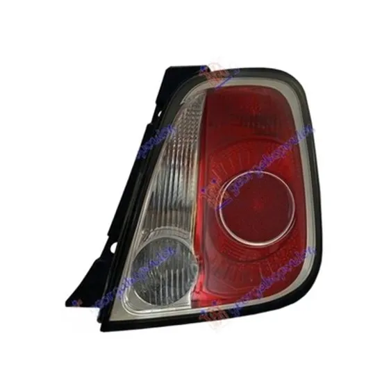 Stop Spate FIAT 500 2007-> Lampa spate SPORT ornament negru MARELLI dreapta Perioada 2007 2008 2009 2010 2011 2012 2013 2014 2015