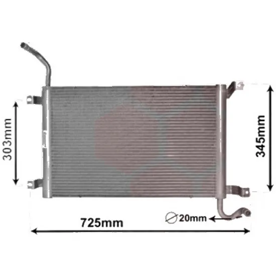 Radiator apa LAND ROVER RANGE ROVER SPORT 1 2005->2013 pentru 4.2 4x4, 4.2 Supercharged V8 AWD 4x4, perioada 2005 2006 2007 2008 2009 2010 2011 2012 2013