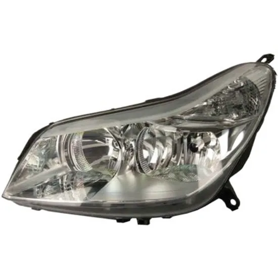 Far stanga CITROEN C5 2 2004-> perioada 2004 2005 fara motor reglaj, semnal transparent, cu reglaj distanta iluminare automat, cu bec H7/H1