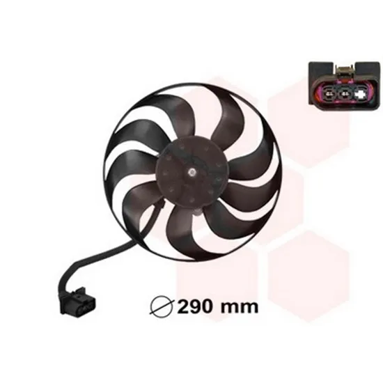 Ventilator Motor VW POLO 9N 2001->2012 Electroventilator radiator aer conditionat 29 CM Perioada 2001 2002 2003 2004 2005 2006 2007 2008