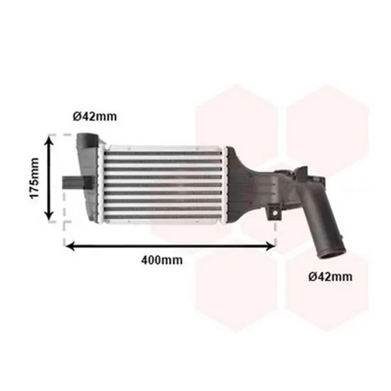 Intercooler OPEL ASTRA G 1998->2009 Radiator intercooler 2,0 DTi 22,0x13,0x6,6 Perioada 1998 1999 2000 2001 2002 2003 2004 2005 2006 2007 2008 2009