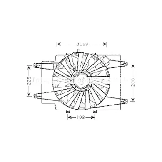 Ventilator motor ALFA ROMEO 147 2000->2010 pentru 1.6 16V T.SPARK , perioada 2001 2002 2003 2004 2005 2006 2007 2008 2009 2010