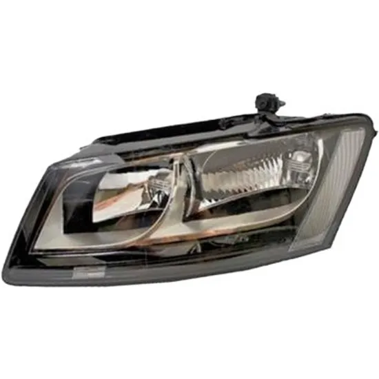 Far stanga AUDI Q5 8RB 2008->2017 perioada 2011 2012 2013 2014 2015 2016 de la an de fabricatie 06/2012, cu motor reglaj, fumuriu, semnal transparent, cu reglaj electric, cu lumina de zi, cu bec H7/H7,