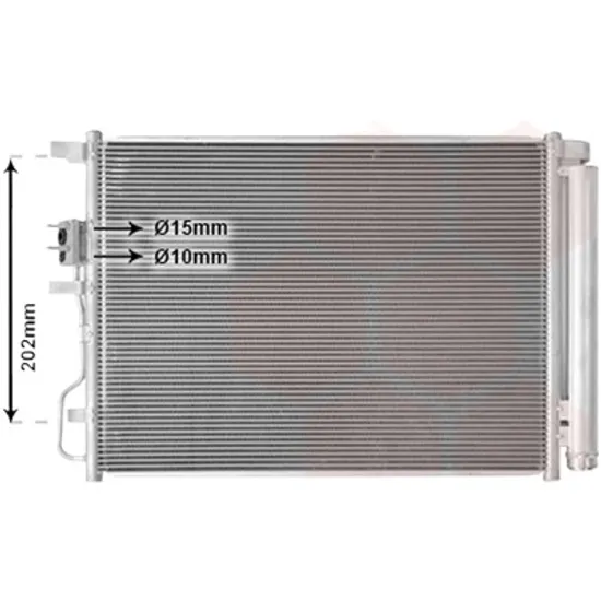 Radiator aer conditionat FIAT 500L 2012-> 1.4 70KW 95CP , pentru motor 843 A1.000 perioada 2012 2013,2014,2015,2016 2017