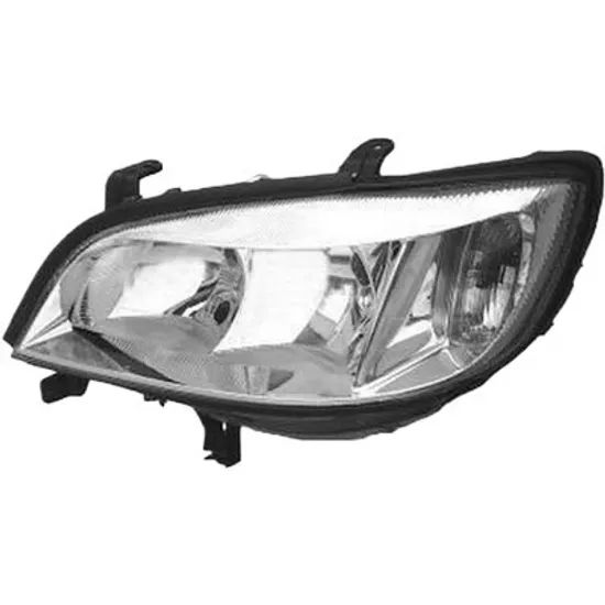 Far dreapta OPEL ZAFIRA A 1999->2005 perioada 2002 2003 2004 2005 fara motor reglaj, semnal alb, cu reglaj electric, cu bec H7