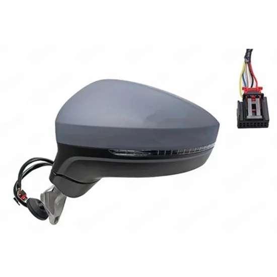 Oglinda VW TIGUAN ALLSPACE BW2 2017-> Oglinda exterioara electrica cu incalzire pentru vopsit (cu semnal) 6PIN STANGA Perioada 2017 2018 2019 2020 2021 2022