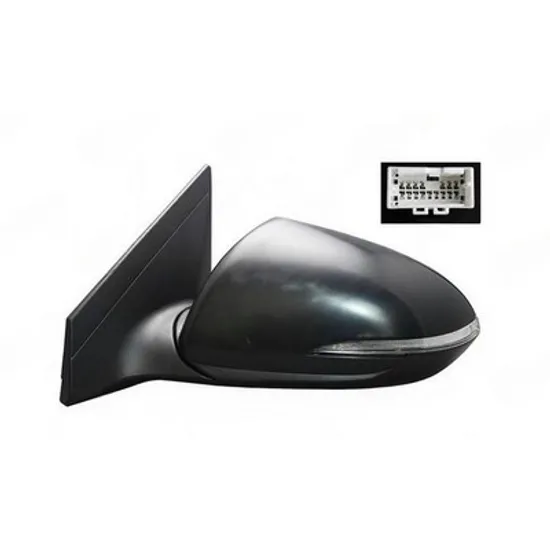 Oglinda HYUNDAI ELANTRA 2016->2020 Oglinda exterioara electrica cu incalzire cu rabatare electrica pentru vopsit (10 PIN) (cu semnal si senzor banda) STANGA Perioada 2016 2017 2018 2019 2020