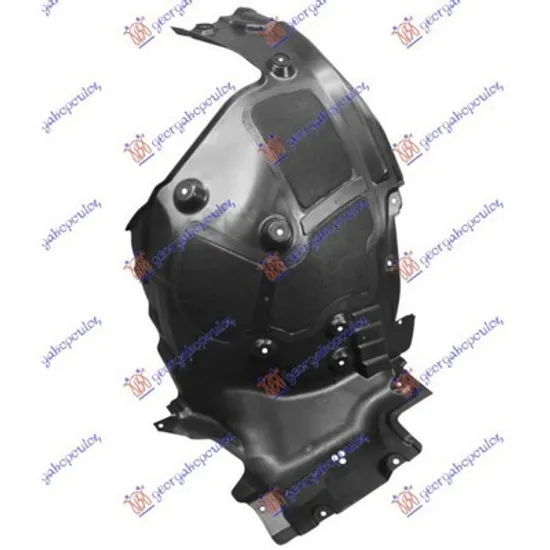 Carenaj fata BMW 5 G30, F90 2016-> Carenaj fata (spre spate) dreapta Perioada 2016 2017 2018 2019 2020 2021 2022