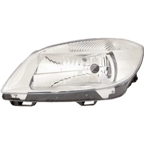 Far stanga SKODA FABIA 2 2006->2014 perioada 2011 2012 2013 2014 cu motor reglaj, cu reglaj electric, cu bec H4