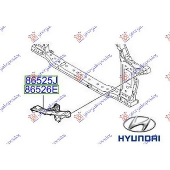Suport Bara fata HYUNDAI i10 2013->2020 Suport bara fata lateral superioara plastic original dreapta 2016-> Perioada 2016 2017 2018 2019
