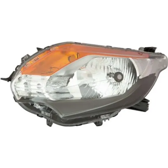 Far stanga MITSUBISHI L200 2014-> perioada 2014 2015 2016 2017 2018 2019 pana la an de fabricatie 2019, fara motor reglaj, fumuriu, semnal galben, cu bec H4