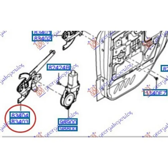 Macara Usa HYUNDAI ATOS 1997->2015 Macara usa spate dreapta fara motor (Prime 03-07) Perioada 1998 1999 2000 2001 2002 2003 2004 2005 2006 2007 2008