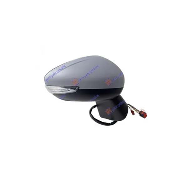 Oglinda CITROEN C3 AIRCROSS 2 2017-> Oglinda exterioara electrica cu incalzire cu rabatare electrica pentru vopsit (cu semnal & lampa de podea & senzor & senzor de banda) 14 PIN dreapta Perioada 2017 2018 2019 2020 2021 2022 2023
