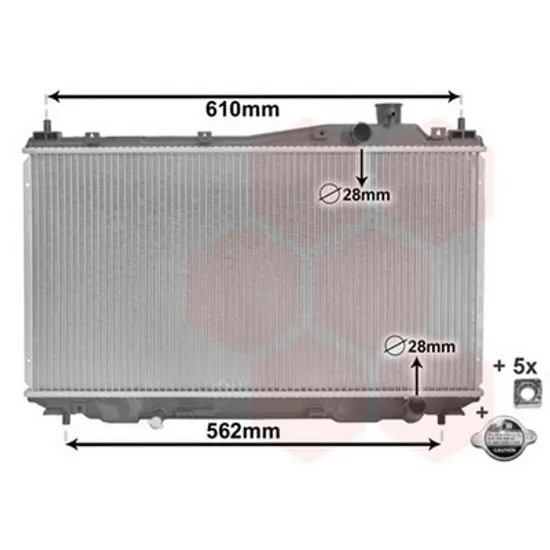 Radiator Motor HONDA CIVIC 7 2000->2005 Radiator apa 1.4-1.6 benzina 35x65,8 manuala sedan 2004->2006 Perioada 1999 2000 2001 2002 2003 2004 2005 2006