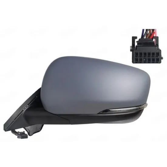 Oglinda NISSAN TOWNSTAR 2021-> Oglinda exterioara electrica cu incalzire cu rabatare electrica pentru vopsit cu semnal LED si senzor banda (10PIN) STANGA Perioada 2021 2022 2023 2024 2025