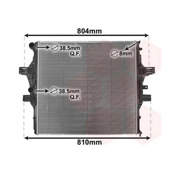 Radiator Motor IVECO DAILY 4 2006->2012 Radiator apa pentru 3.0 T.D (64x60.4x38) CV manuala/automata Perioada 2006 2007 2008 2009 2010 2011