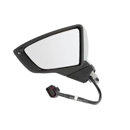 Oglinda SEAT LEON 2019-> Oglinda exterioara electrica cu incalzire cu rabatare electrica pentru vopsit (cu semnal) 8 PIN STANGA Perioada 2019 2020 2021 2022 2023 2024