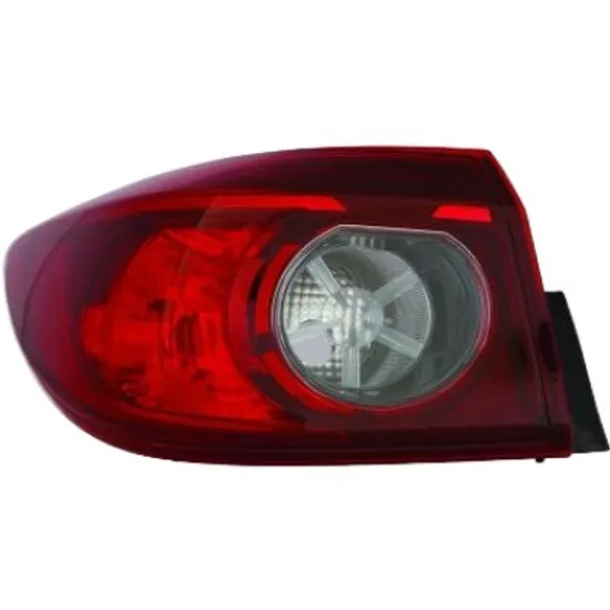 Lampa stop spate stanga MAZDA 3 BM 2013-> perioada 2013 2014 2015 2016 2017 2018 , pentru 4 usi, cu bec W21/5W, cu bec WY21W, exterior