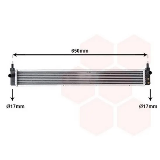 Radiator Motor TOYOTA AURIS / COROLLA E15 2006->2012 Radiator apa suplimentar 1.8 (600x62x24) Perioada 2006 2007 2008 2009 2010 2011 2012