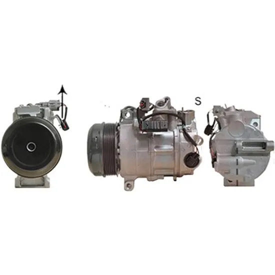 Compresor aer conditionat MERCEDES C-CLASS W204 2007->2014, C-CLASS Coupe C204 2011-> pentru C 200 CGI , perioada 2007 2008 2009 2010 2011 2012 2013 2014 2015 2016