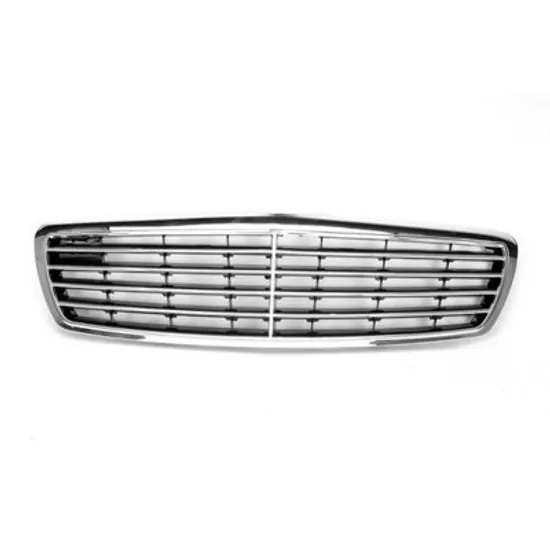 Grila Radiator MERCEDES E-CLASS W211 2002->2009 Grila radiator, negru/cromata, ptr Elegance, completa ->06 Perioada 2002 2003 2004 2005 2006