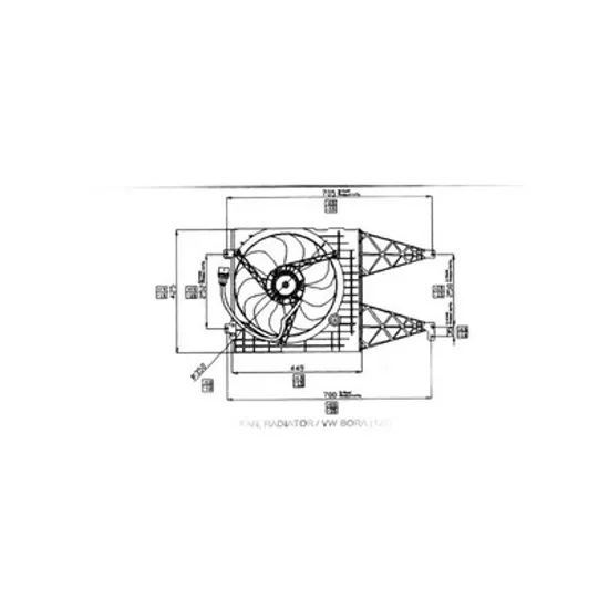 Ventilator Motor AUDI A3 8L1 1996->2004 Electroventilator radiator (simplu) 1.6-1.8 benzina -1.9 diesel, Perioada 1996 1997 1998 1999 2000 2001 2002 2003