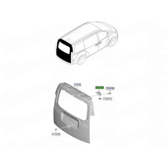 Balama Capota spate HYUNDAI STARIA 2025-> Balama Capota spate (O) Perioada 2025