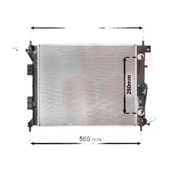 Radiator apa HYUNDAI i30 coupe 2013-> 1.6 CRDi 81KW 110CP , pentru motor D4FB perioada 2015 2016,2017,2018,2019 2020